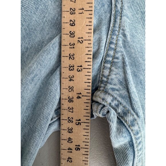 We The Free Old West High Rise Slouchy Jeans Sea Sky Blue boho 90s sz 31 - Picture 7 of 10